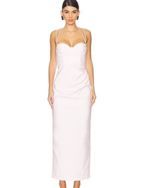 Shona Joy Lani Maxi Dress in Light Pink